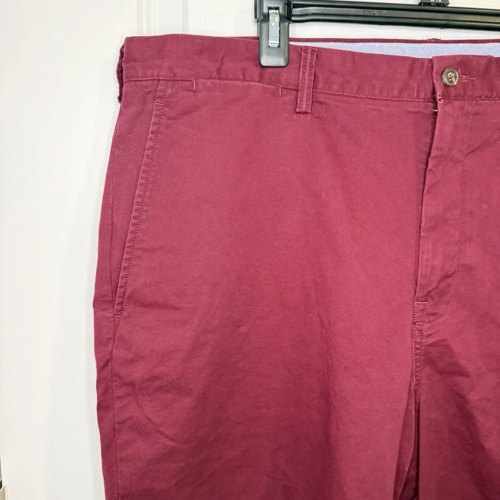 Polo Ralph Lauren Men's Shorts Size 40 Burgundy Casual Chino Twill Preppy Shorts